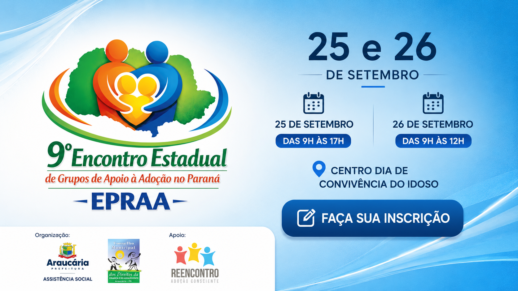 9º Encontro Estadual de Grupos de Apoio à Adoção no Paraná